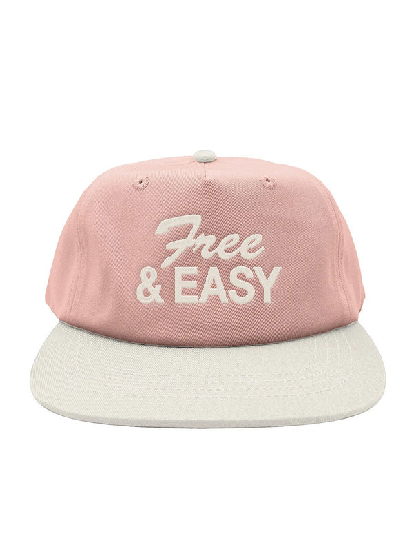 Free & Easy Two Tone Short Brim Snapback Hat-Free & Easy-lobo nosara