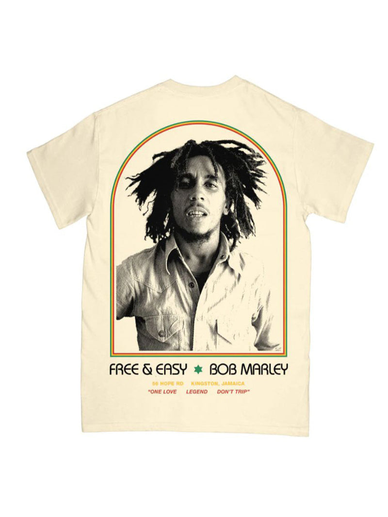 Free & Easy X Bob Marley Roots SS Tee-Free & Easy-lobo nosara