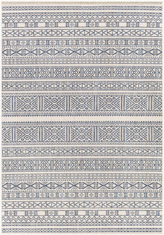 Freshwater White&Blue Outdoor Rug