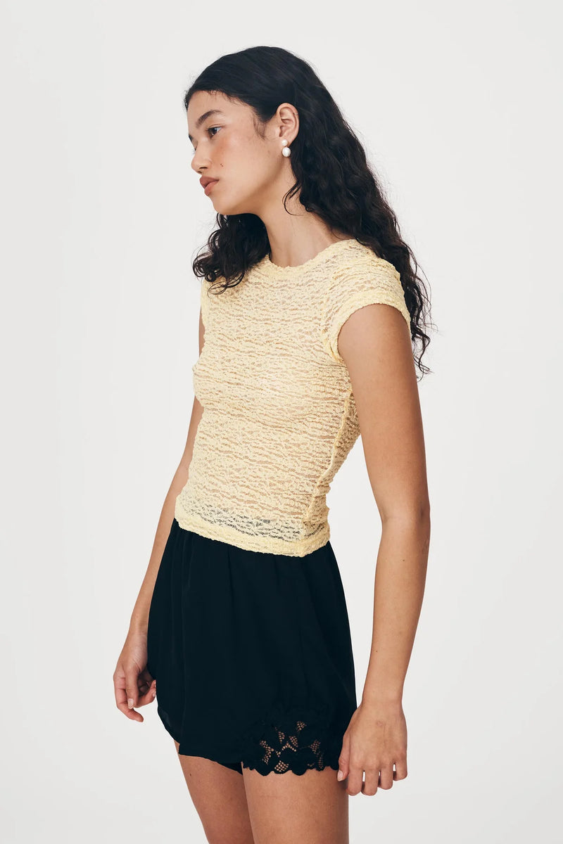 Galo Lace Tee-ROWIE The Label-lobo nosara