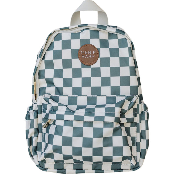 Green Checkered Mini Backpack-Mebie Baby-lobo nosara