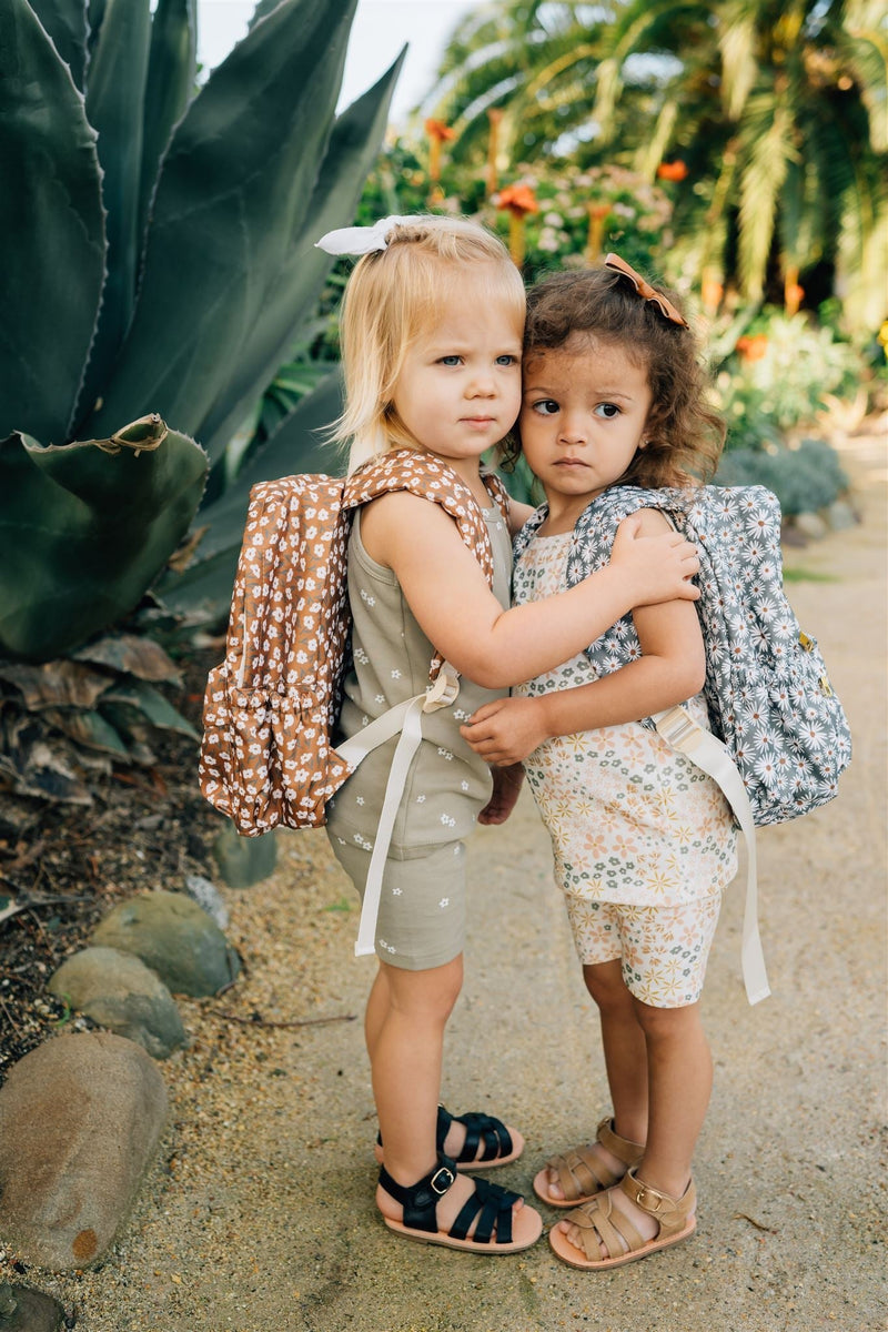 Green Daisy Mini Backpack-Mebie Baby-lobo nosara