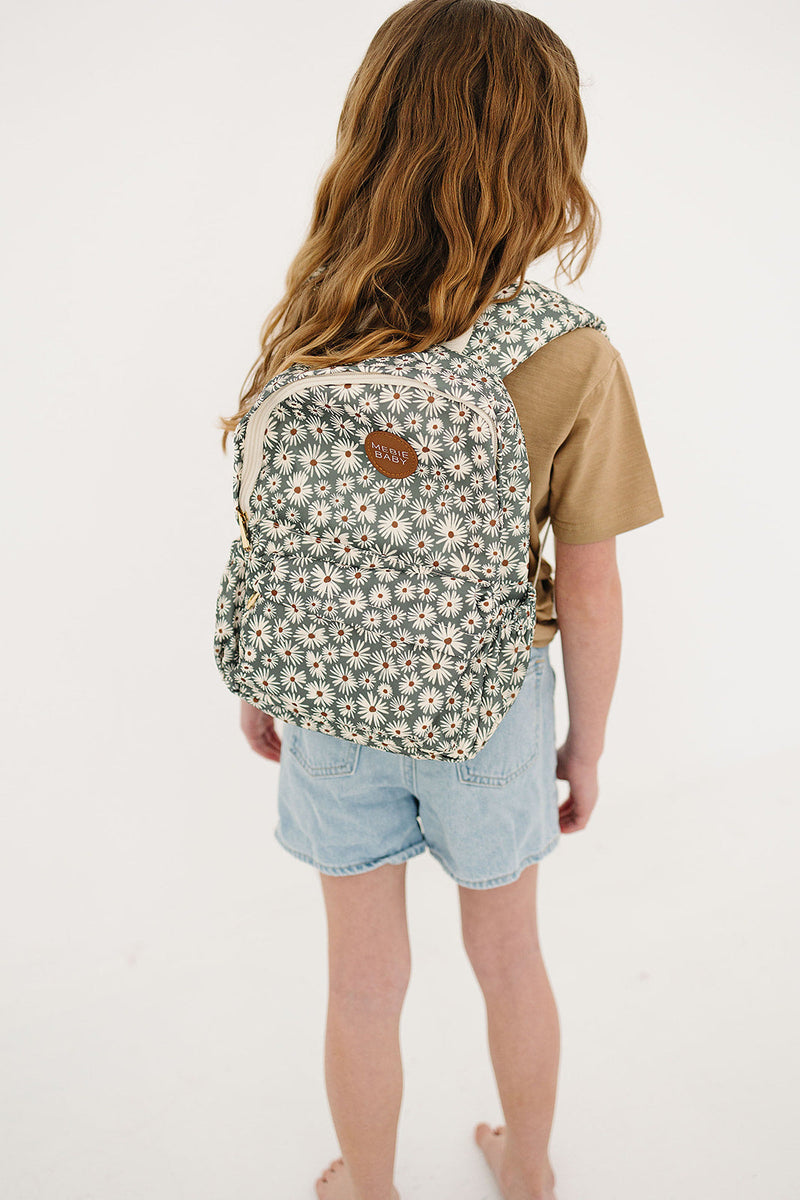 Green Daisy Mini Backpack-Mebie Baby-lobo nosara