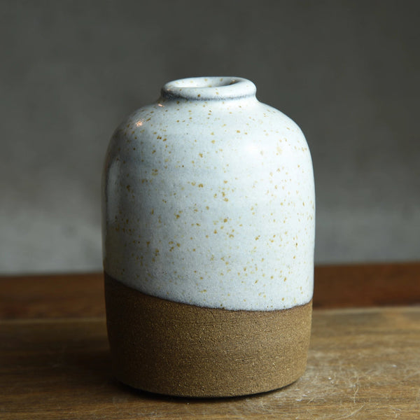 Half Glazed Bud Vase-Matt Fishman-lobo nosara
