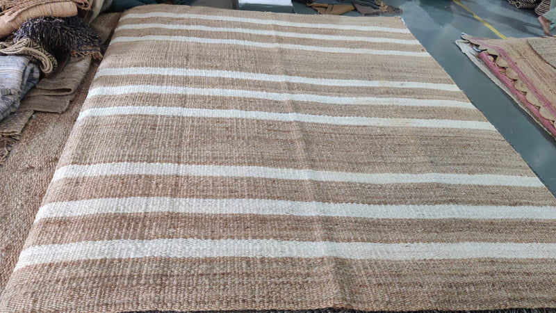 Handwoven Jute Cotton Blend Rug-lobo-lobo nosara