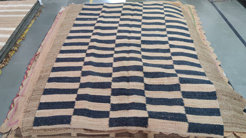 Handwoven Jute Tile Rug-lobo-lobo nosara