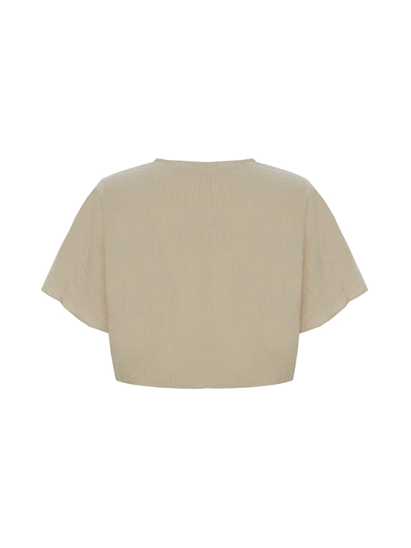 Harlow Top - Oatmeal-The Handloom-lobo nosara