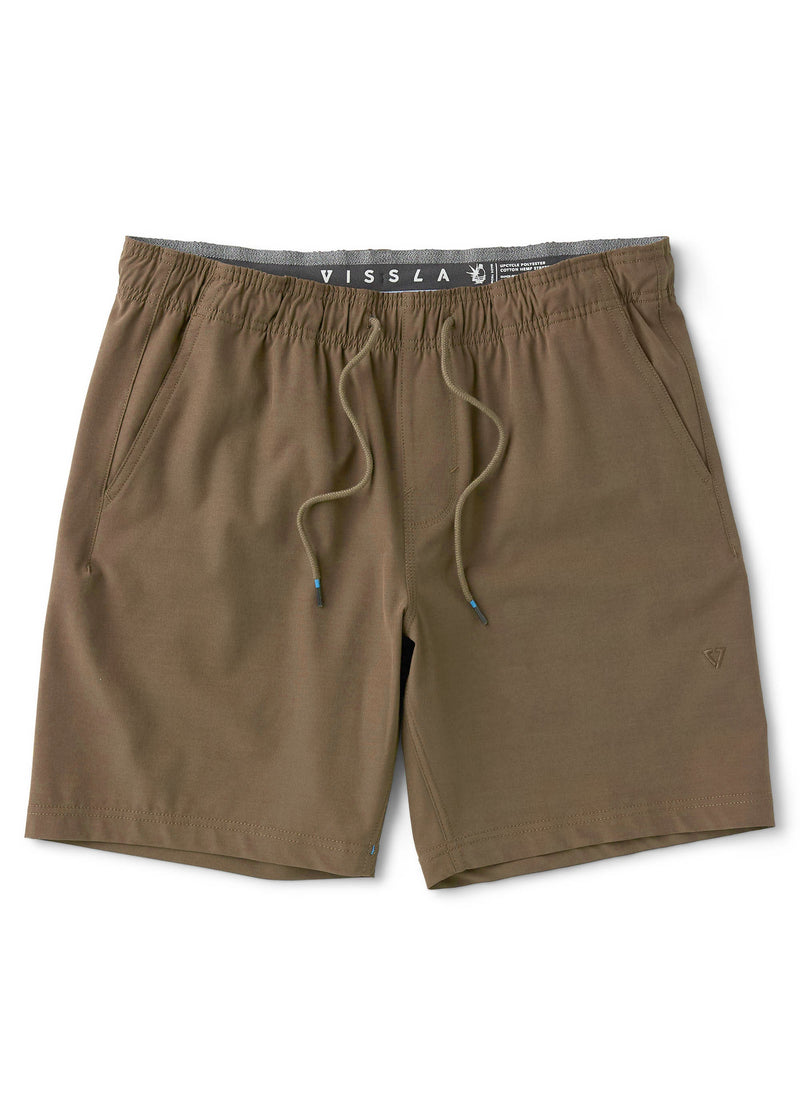 Hemp No See Ums Eco 18" Elastic Hybrid Walkshort-Vissla-lobo nosara