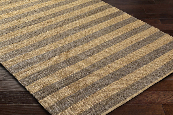 Ilkay Block Stripe Jute Rug-Boutique Rugs-lobo nosara