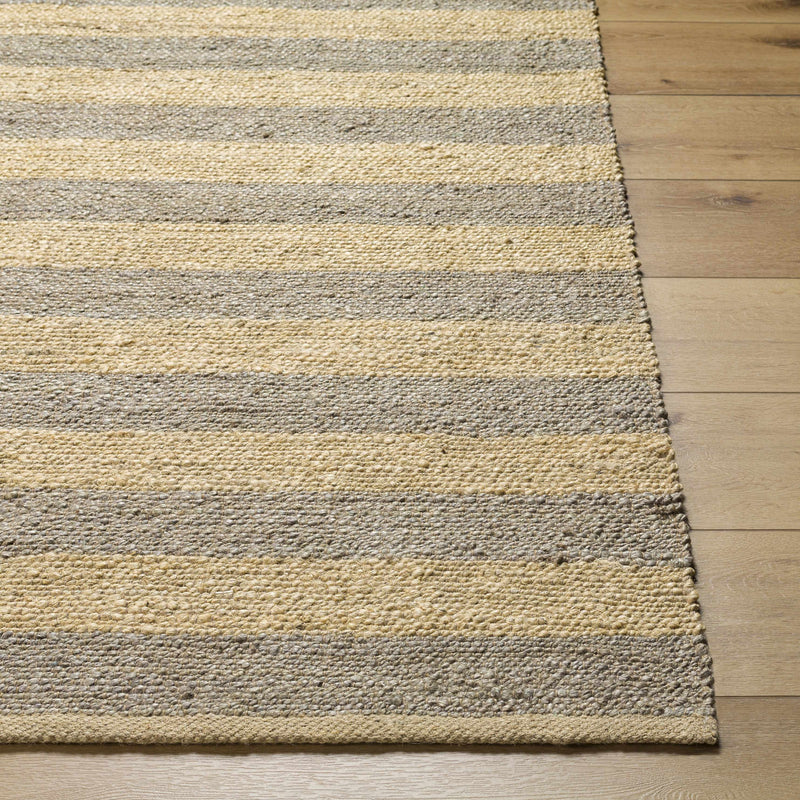 Ilkay Block Stripe Jute Rug-Boutique Rugs-lobo nosara