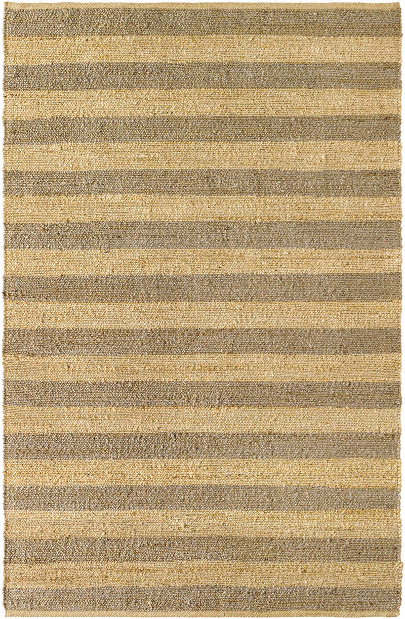 Ilkay Block Stripe Jute Rug-Boutique Rugs-lobo nosara