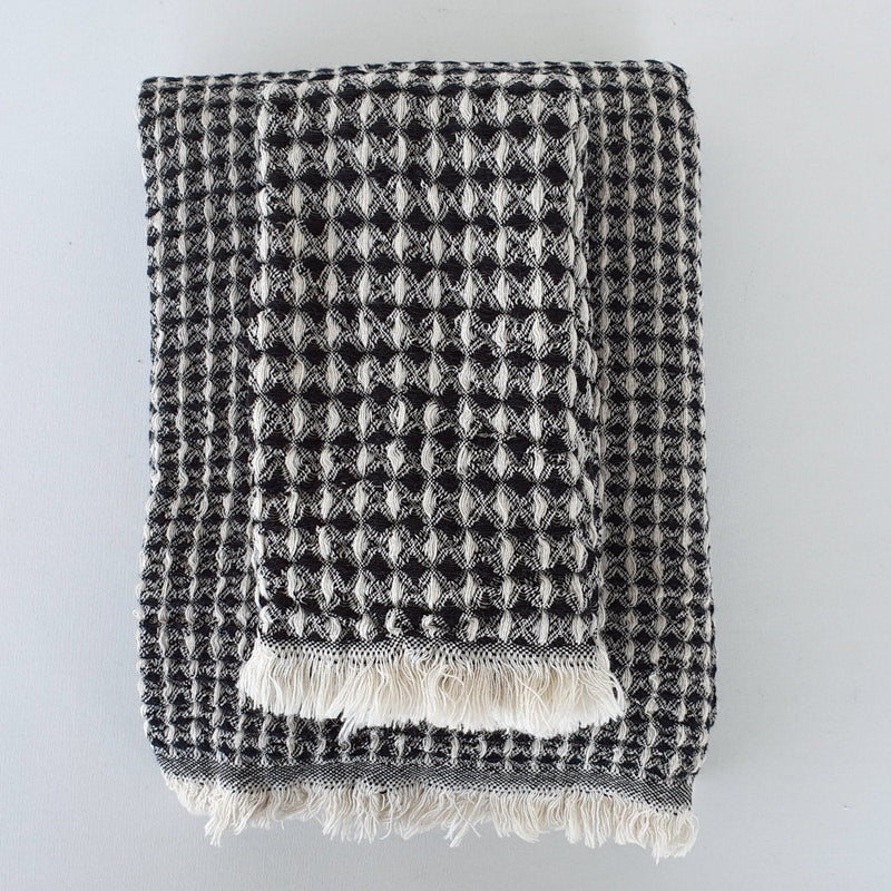 Isla Waffle Weave 100% Cotton Turkish Hand and Kitchen Towel-The Loomia-lobo nosara