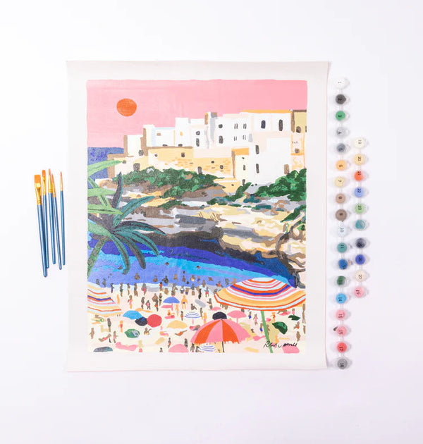 Italian Summer by Hebe Studio Paint by Numbers Deluxe-Paint Anywhere-lobo nosara