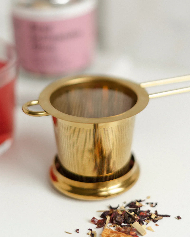 Lake & Oak - Gold Goddess Tea Strainer