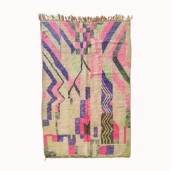 Libby Contemporary Moroccan Rug | 6'7" x 9'10"-Apartment F-lobo nosara