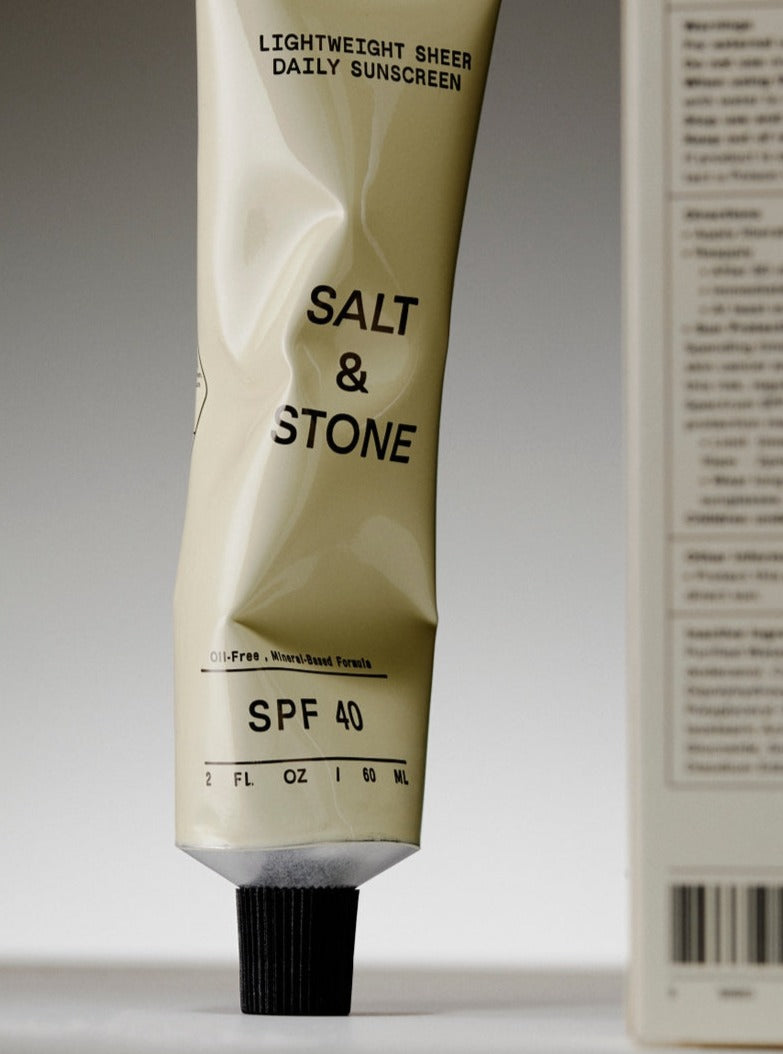 Lightweight Sheer Daily Sunscreen SPF 40-Salt + Stone-lobo nosara