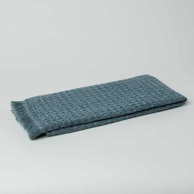 Linda Stonewashed Waffle Towel-The Loomia-lobo nosara