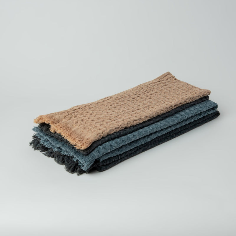 Linda Stonewashed Waffle Towel-The Loomia-lobo nosara