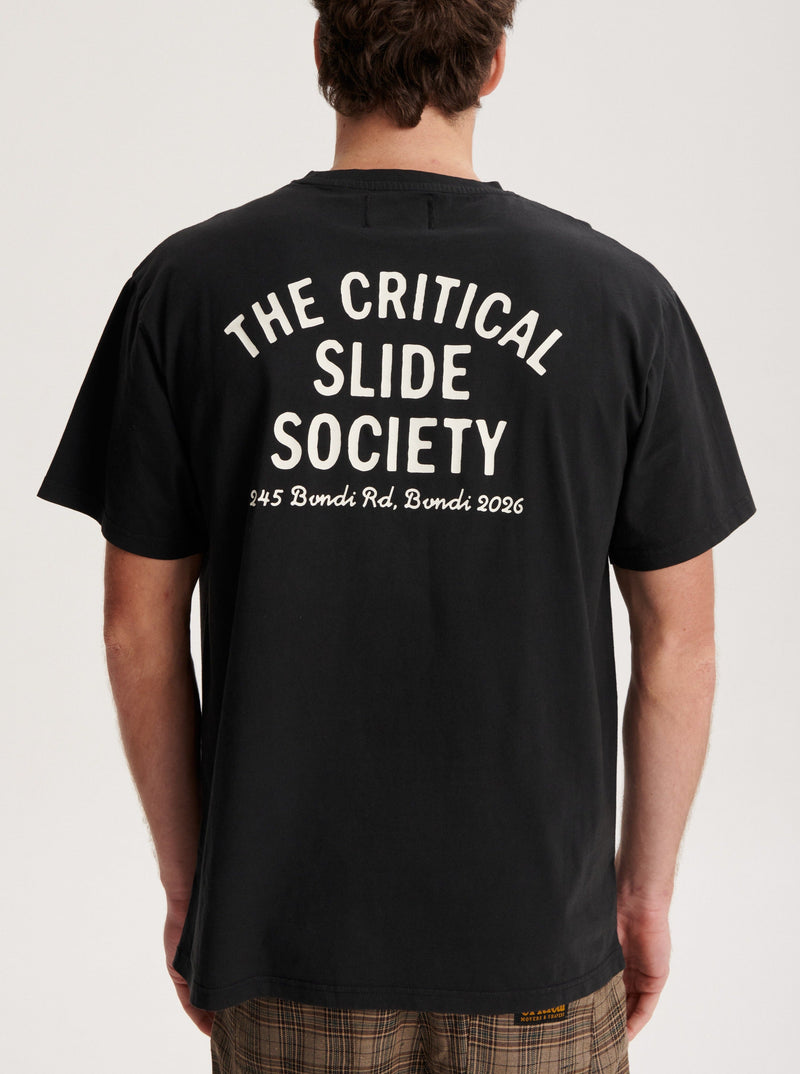 Local Tee - Vintage Black-THE CRITICAL SLIDE SOCIETY-lobo nosara