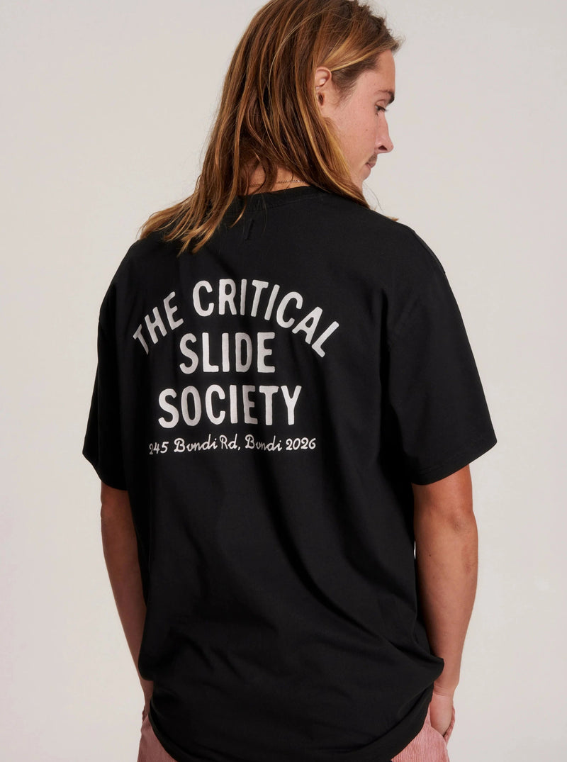 Local Tee - Vintage Black-THE CRITICAL SLIDE SOCIETY-lobo nosara