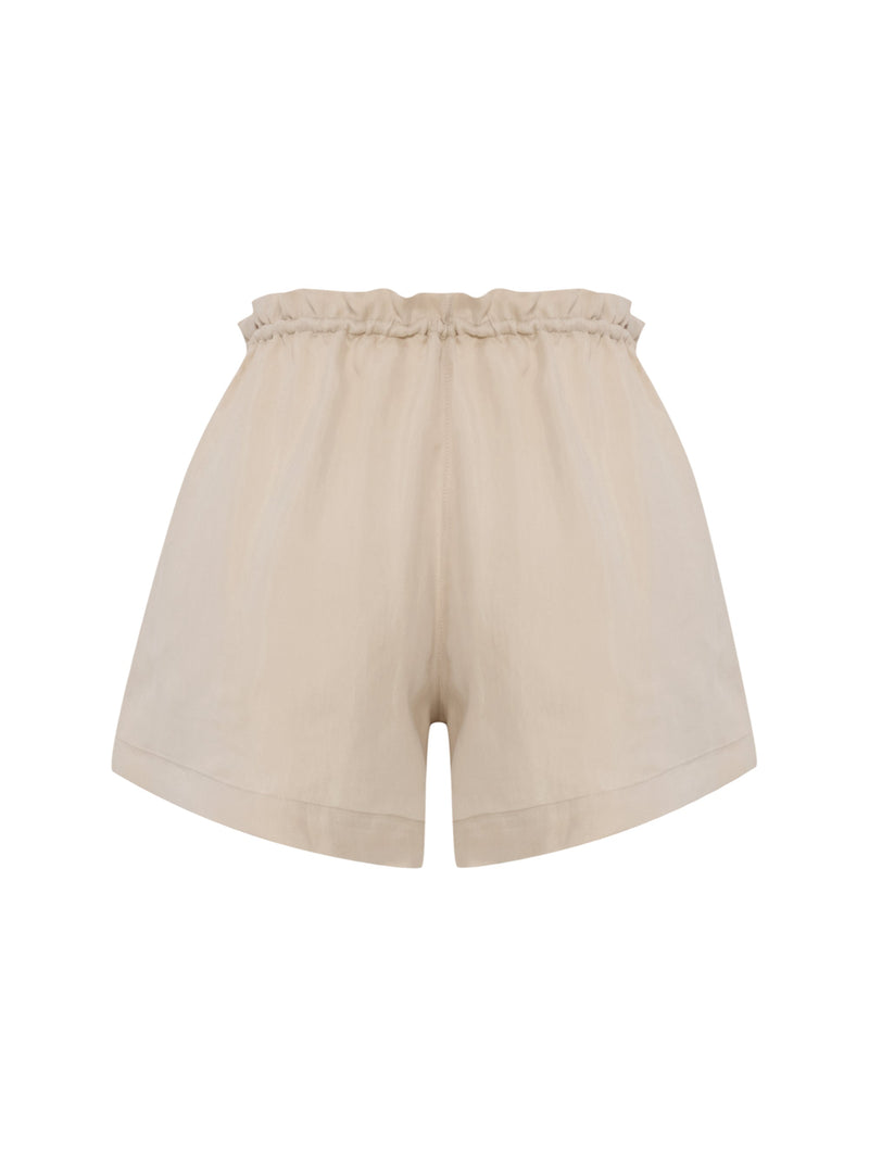 Lucid Flow Tie Shorts - Sand-The Handloom-lobo nosara