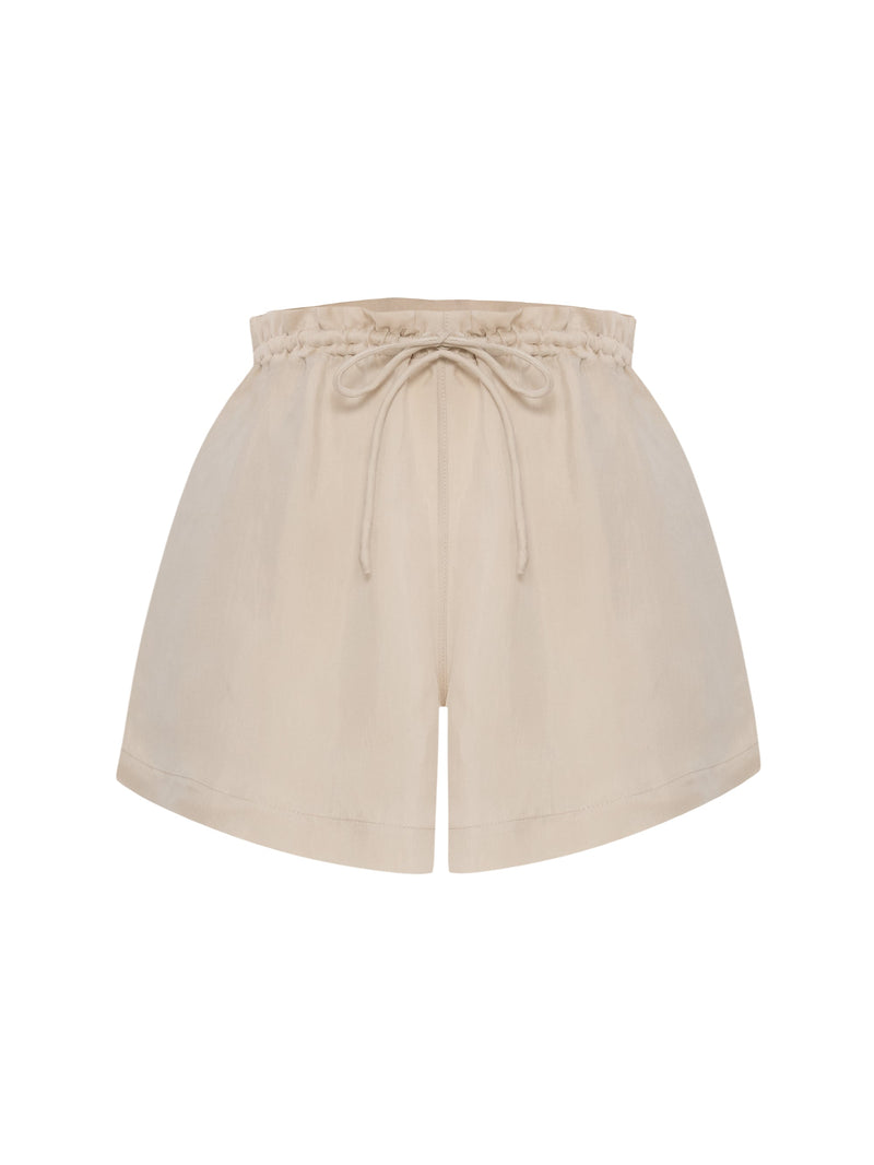 Lucid Flow Tie Shorts - Sand-The Handloom-lobo nosara