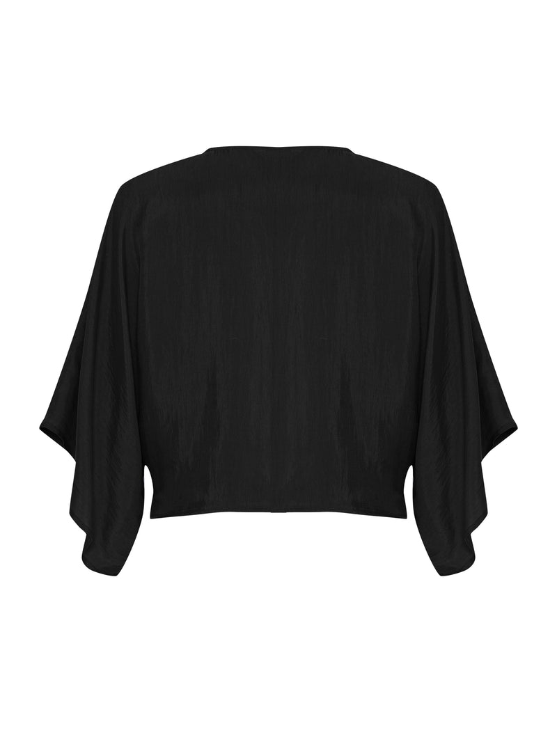 Lucid Knot Top - Black-The Handloom-lobo nosara