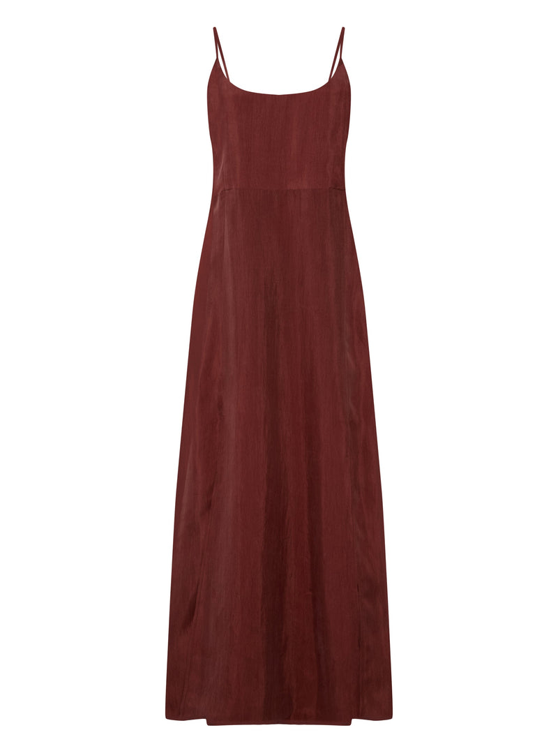 Lucid Midnight Maxi Dress - Burgundy-The Handloom-lobo nosara