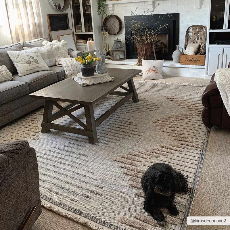 Maulawin High-Low Rustic Rug-Boutique Rugs-lobo nosara