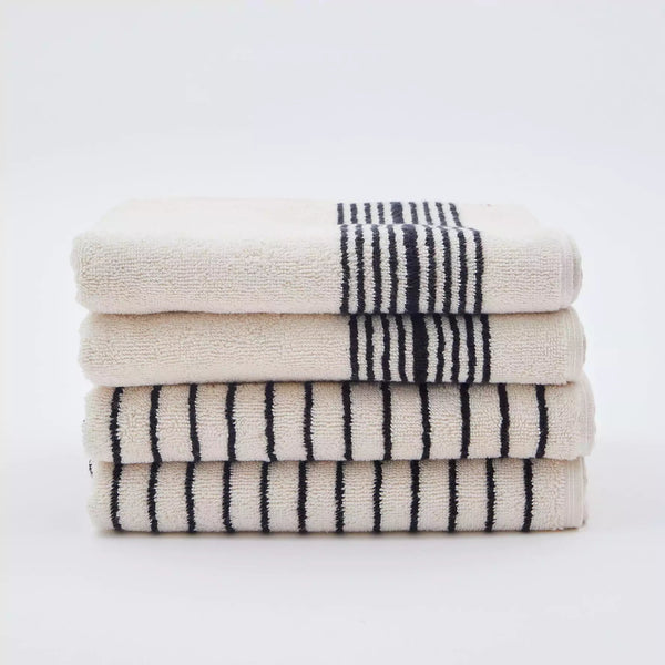 Melika Turkish Cotton Striped Terry Towel-The Loomia-lobo nosara