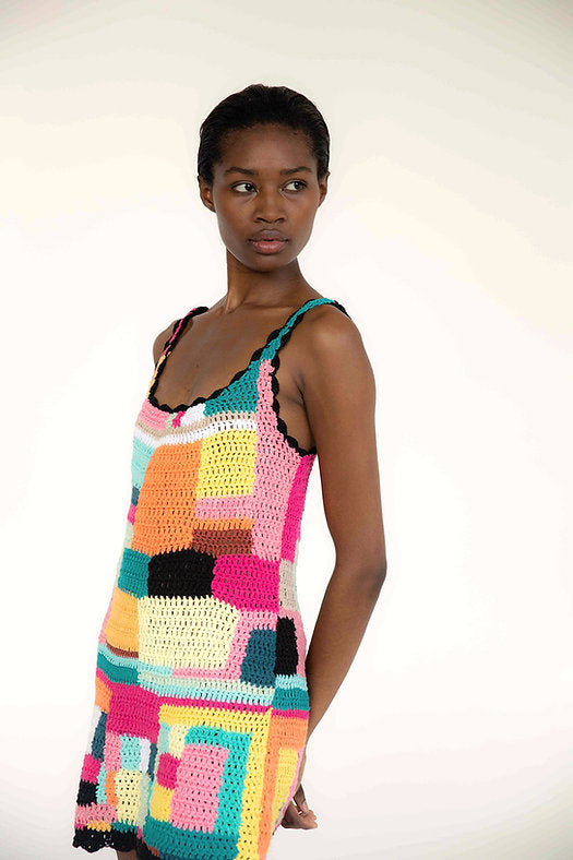 Meryl Crochet Dress-Tach Clothing-lobo nosara
