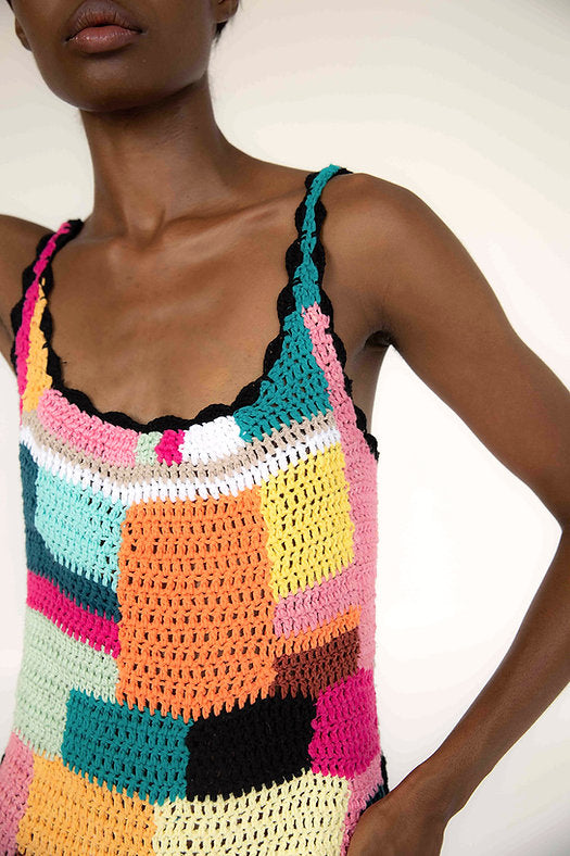 Meryl Crochet Dress-Tach Clothing-lobo nosara