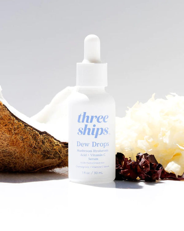 Dew Drops Mushroom Hyaluronic Acid + Vitamin C Serum-Three Ships Beauty-lobo nosara