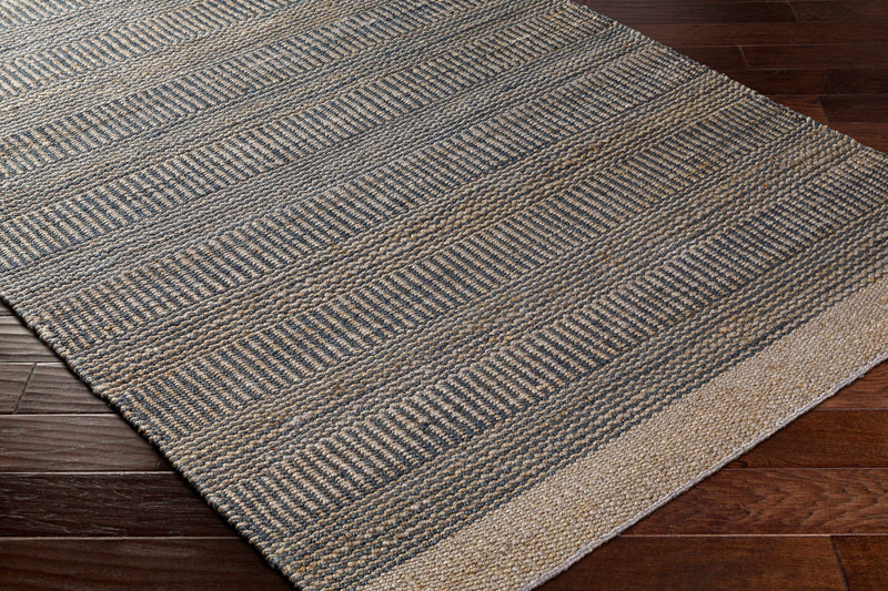 Navy Elle Jute Rug-Boutique Rugs-lobo nosara