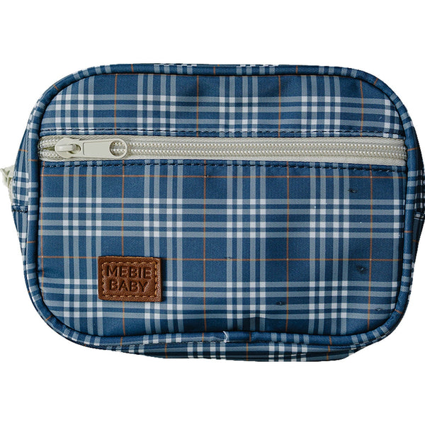 Navy Plaid Mini Fanny Pack-Mebie Baby-lobo nosara