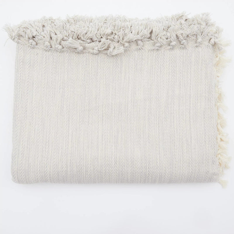 Naz | 100% Turkish Cotton XL Throw Blanket-The Loomia-lobo nosara