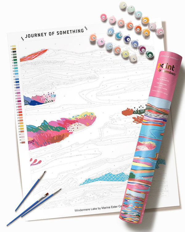 Paint by Numbers Kit - Lake Windermere-Journey of Something-lobo nosara