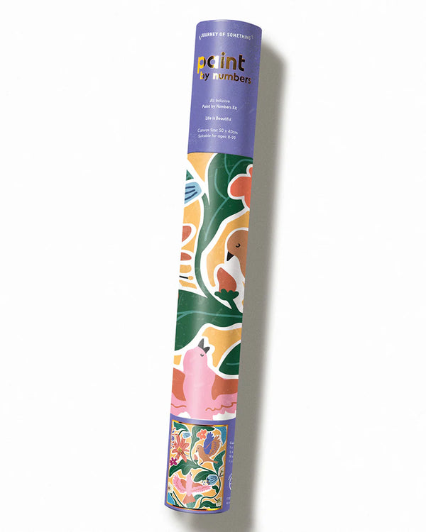 Paint by Numbers Kit - Life is Beautiful-Journey of Something-lobo nosara