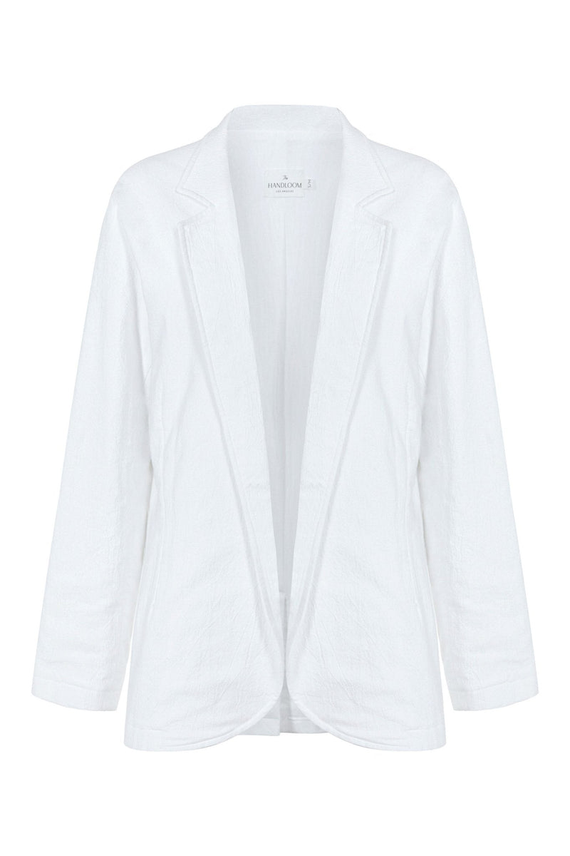 Pera Blazer - White-The Handloom-lobo nosara