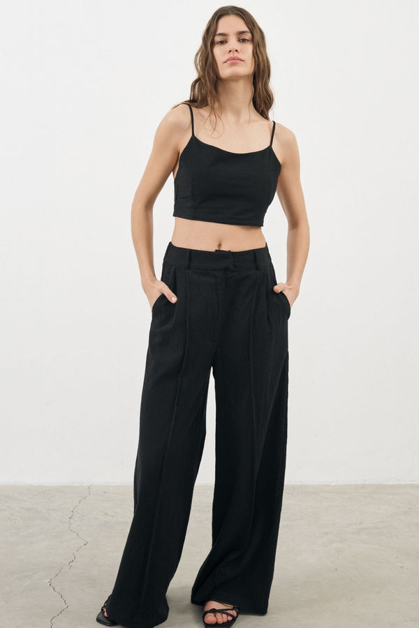 Pera Pants - Black-The Handloom-lobo nosara