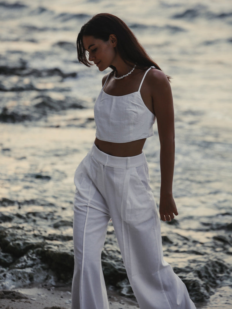 Pera Pants - White-The Handloom-lobo nosara