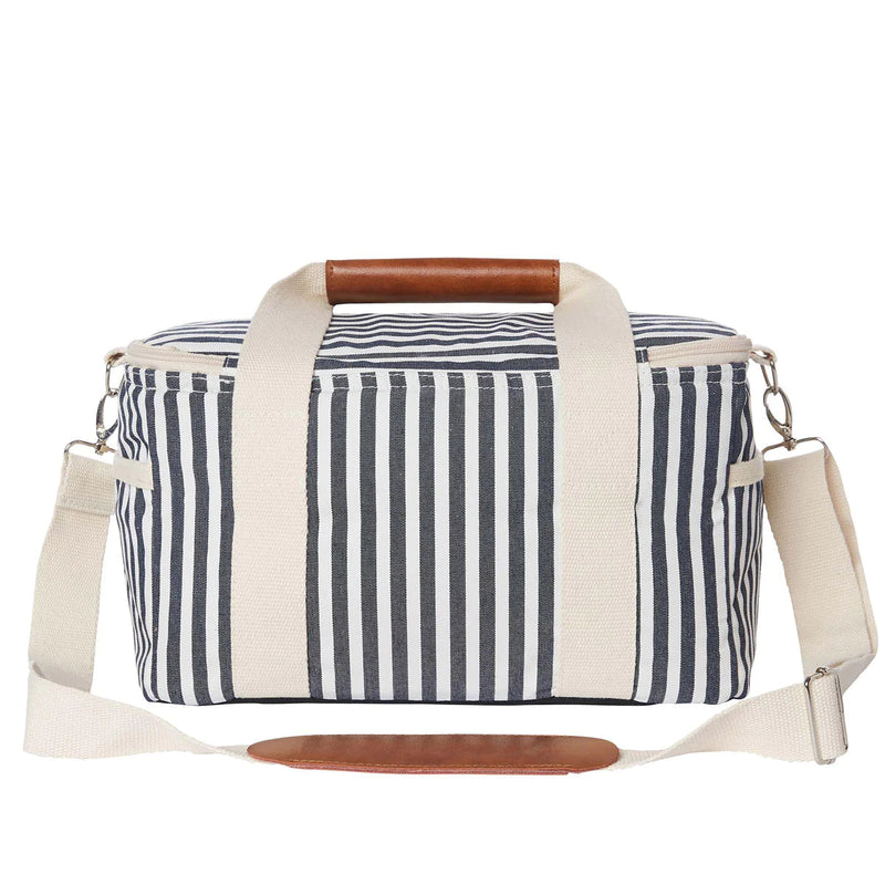 Premium Cooler Bag - Navy Stripe-Business & Pleasure-lobo nosara