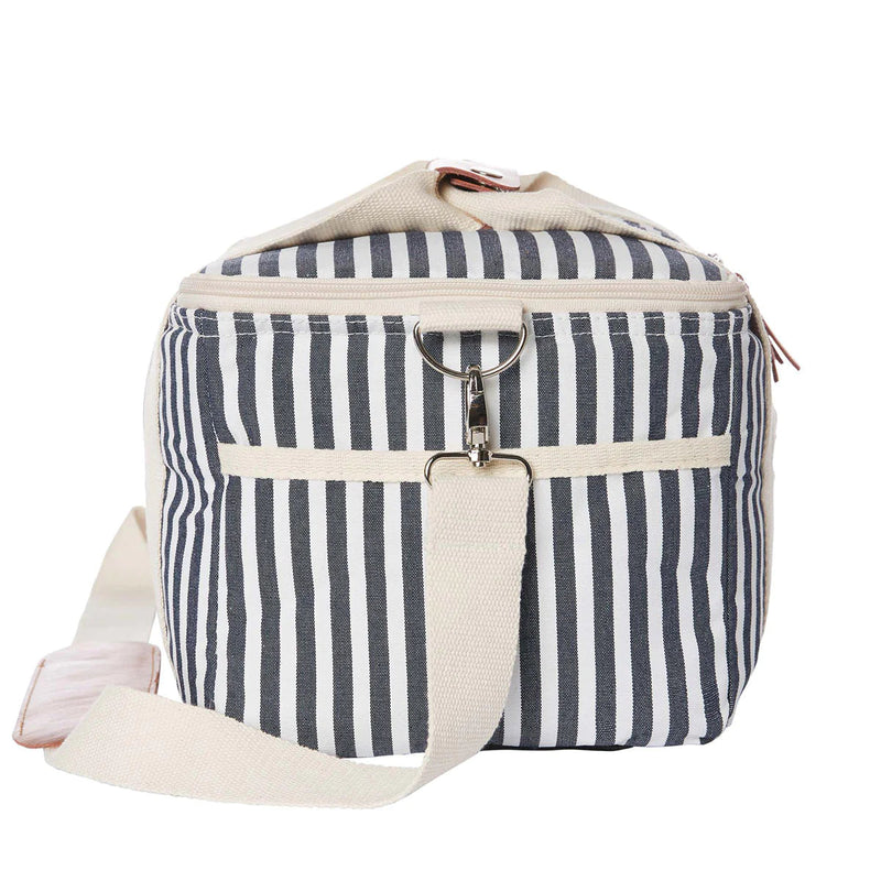 Premium Cooler Bag - Navy Stripe-Business & Pleasure-lobo nosara