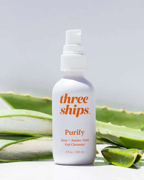 Purify Aloe + Amino Acid Gel Cleanser-Three Ships Beauty-lobo nosara