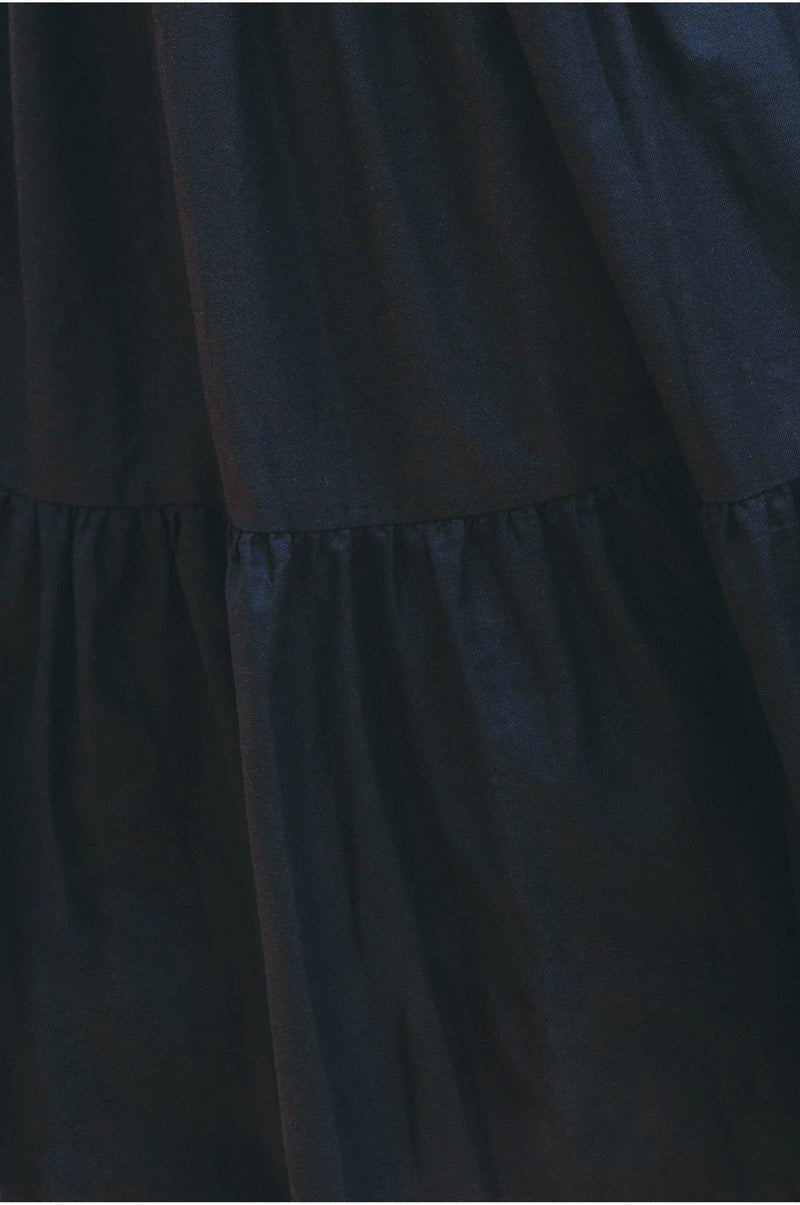 Rafaela Strappy Linen Midi Dress-ELF-lobo nosara