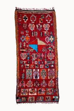 Rchem Vintage Moroccan Rug | 5’1” x 11’4”-Apartment F-lobo nosara