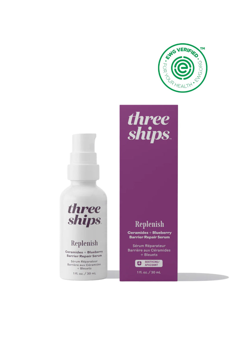 Replenish Ceramides + Blueberry Barrier Repair Serum-Three Ships Beauty-lobo nosara