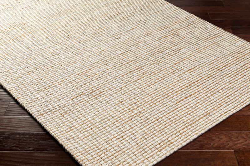 Riki Cream Jute-Wool Blend Rug-Boutique Rugs-lobo nosara