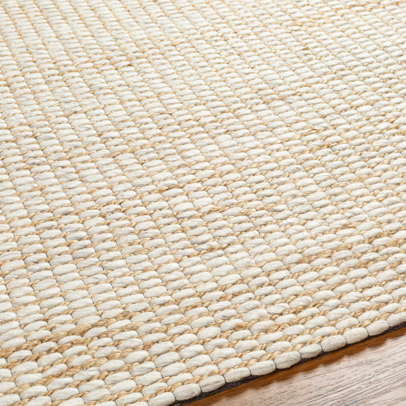 Riki Cream Jute-Wool Blend Rug-Boutique Rugs-lobo nosara