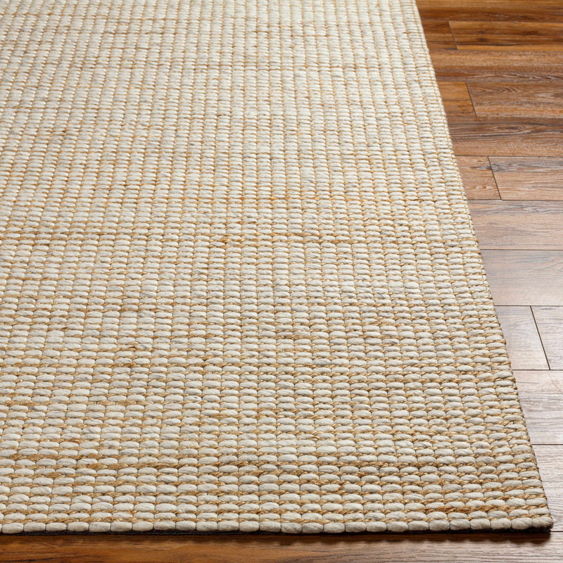 Riki Cream Jute-Wool Blend Rug-Boutique Rugs-lobo nosara